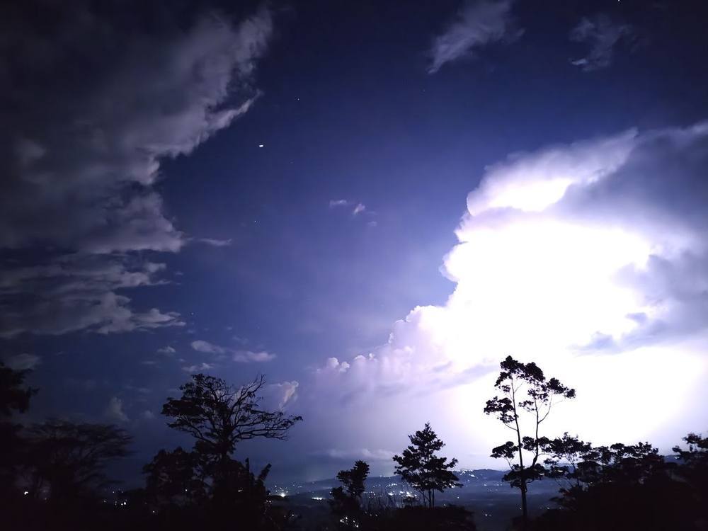 Storm over the valley