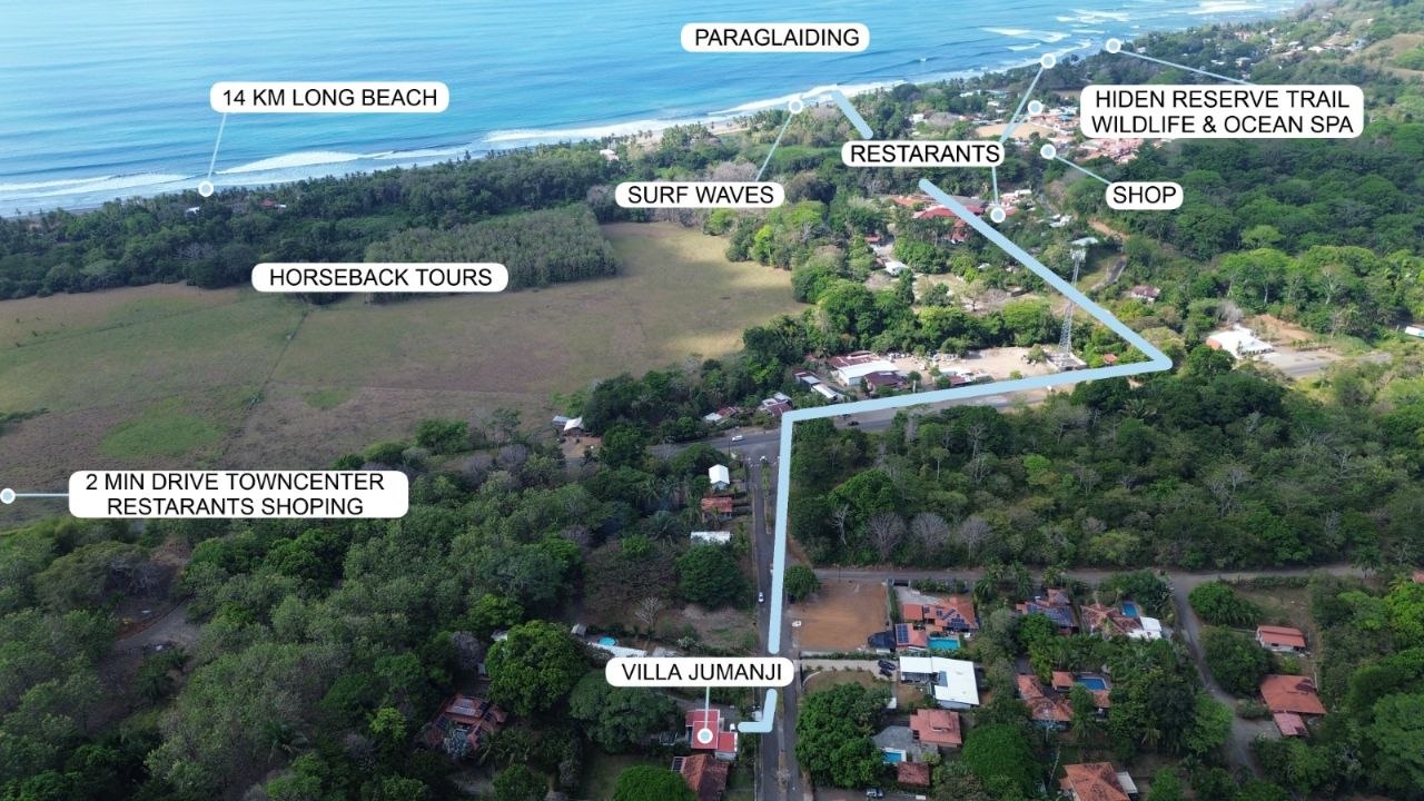 Aerial location map with property boundaries