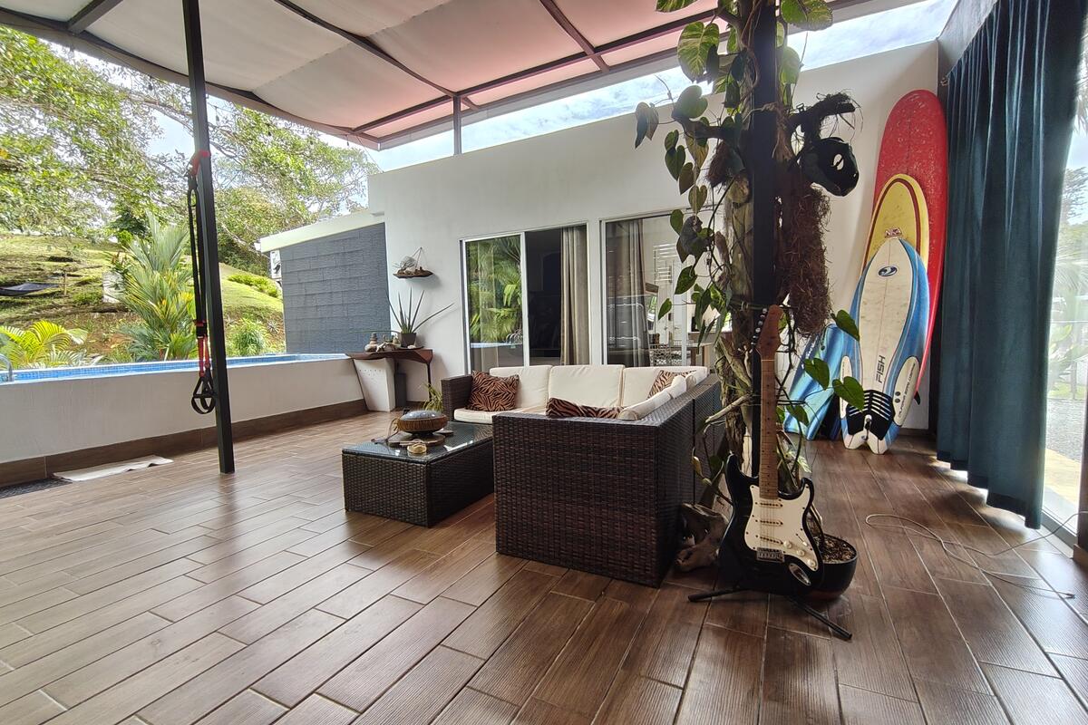 Garden path and pool