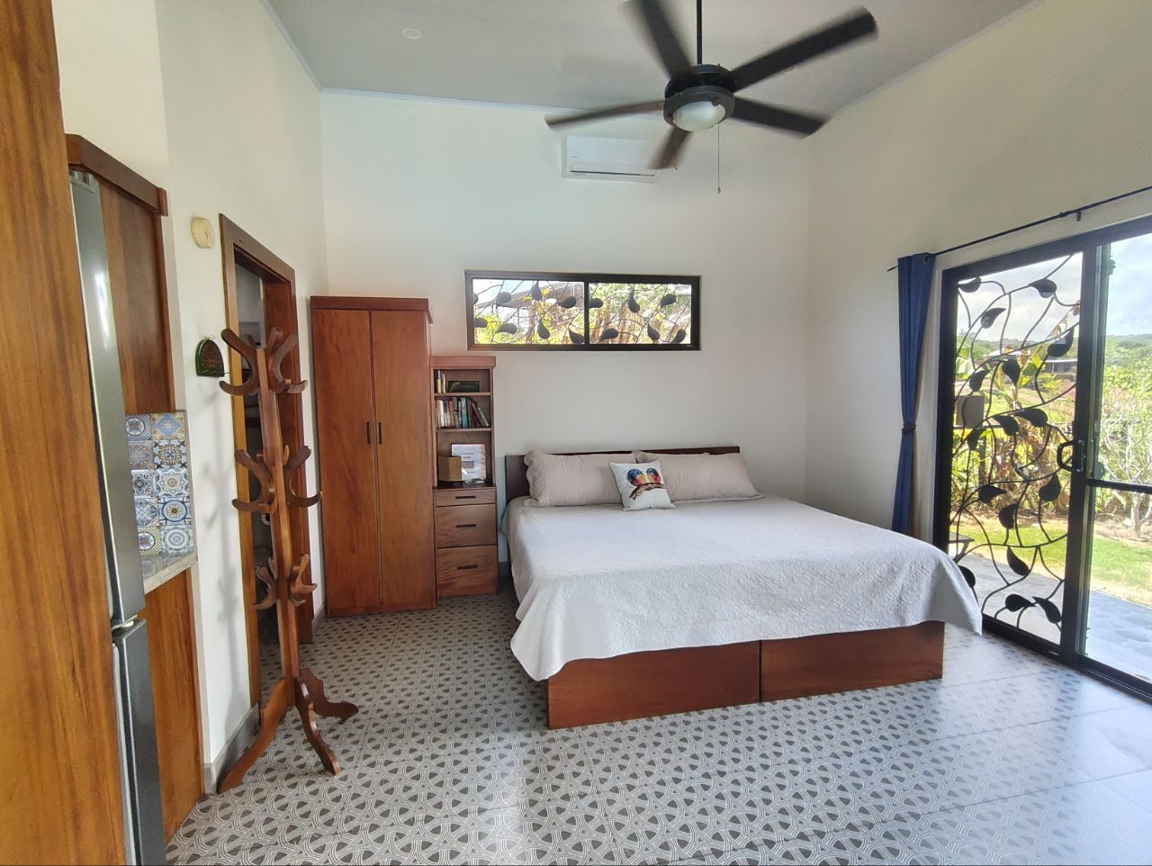 Master bedroom with garden access