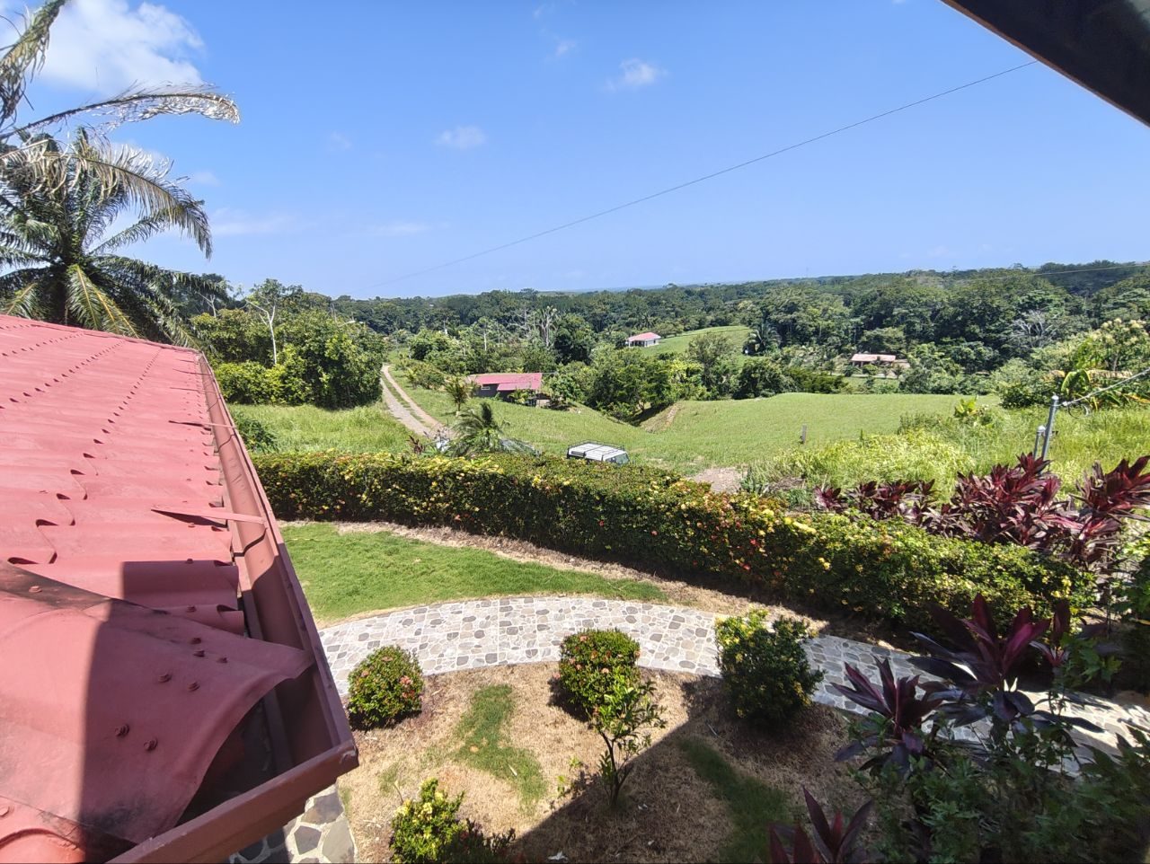 Green hills and ocean breeze views from the property