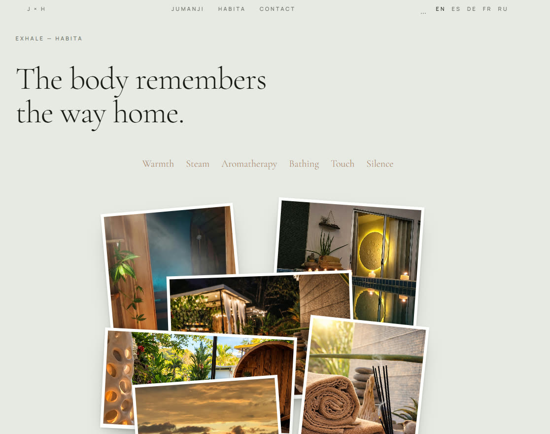 Habita spa section