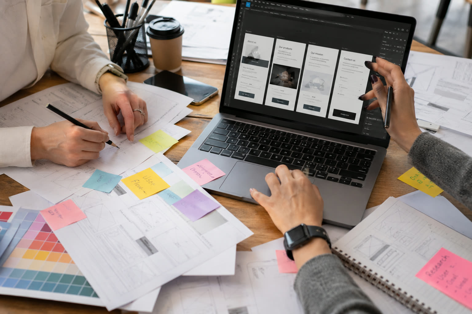 Designing interface layouts